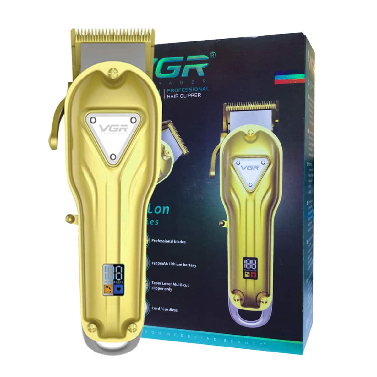 ماشین اصلاح موی سر و صورت وی جی ار مدل V-134