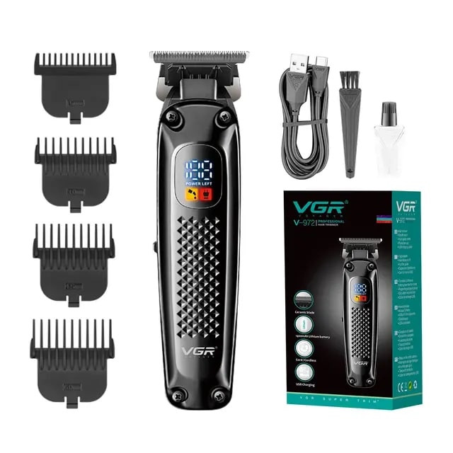 ماشین اصلاح موی سر و صورت وی جی ار مدل V-972