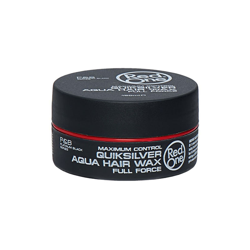 واکس مو ردوان مدل quik silver مشکی  قرمز حجم 150 میلی لیتر