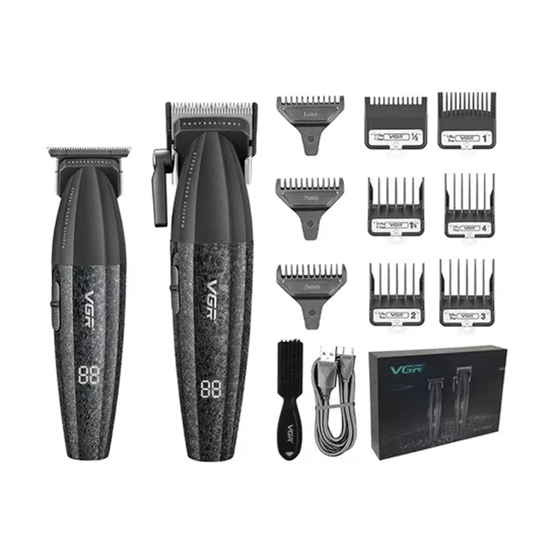 ست ماشین اصلاح موی سر و صورت تریمر وی جی آر مدل V-640